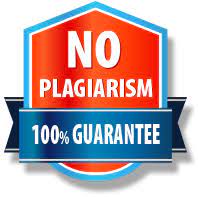 100% No plagiarism guarantee